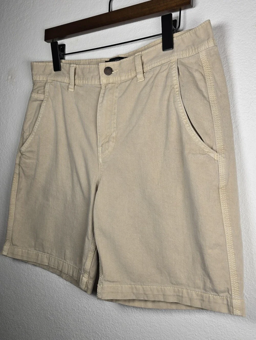Banana Republic Men 33 Surplus Twill Shorts Tan